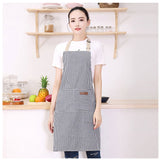 エプロン カフェ ロング 通販 カフェエプロン ワークエプロン 前掛け 前掛 ロング丈 洗える しわになりにくい 肌触りが良い ポケット 北欧 肩ベルト 調整可能 耐久性 通気性 保育士