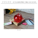 風鈴 ガラス 通販 ガラス風鈴 ふうりん 硝子 短冊付き 色付き 涼しげ 音色 透明感 夏 納涼 窓 玄関 リビング 縁側 ベランダ お中元 贈り物 ウィンドチャイム おしゃれ オシャレ かわいい