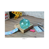 風鈴 ガラス 通販 ガラス風鈴 ふうりん 硝子 短冊付き 色付き 涼しげ 音色 透明感 夏 納涼 窓 玄関 リビング 縁側 ベランダ お中元 贈り物 ウィンドチャイム おしゃれ オシャレ かわいい