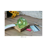 風鈴 ガラス 通販 ガラス風鈴 ふうりん 硝子 短冊付き 色付き 涼しげ 音色 透明感 夏 納涼 窓 玄関 リビング 縁側 ベランダ お中元 贈り物 ウィンドチャイム おしゃれ オシャレ かわいい