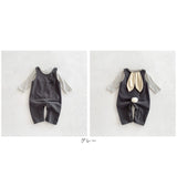 ロンパース Tシャツ セットアップ 通販 ロンパースセット ベビー服 子供服 長袖 上下セット ベビー 赤ちゃん 女の子 男の子 うさ耳 うさみみ 子供 子ども こども かわいい ギフト