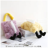 ティッシュケース 吊り下げ 通販 ティッシュカバー ティッシュホルダー ティッシュバッグ ティッシュ ケース カバー ボックス 壁掛け コンパクト 持ち運び 省スペース 軽量 軽い ふわふわ