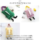 ティッシュケース 吊り下げ 通販 ティッシュカバー ティッシュホルダー ティッシュバッグ ティッシュ ケース カバー ボックス 壁掛け コンパクト 持ち運び 省スペース 軽量 軽い ふわふわ