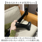 ロングブーツ レディース 通販 ブーツ ロング レディースブーツ ロング丈 ジョッキーブーツ ローヒール つま先 丸い ラウンドトゥ 黒 ブラック 4cm ヒール シンプル カジュアル 可愛い