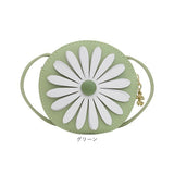 キッズ ポシェット 女の子 通販 シュルダーバッグ フラワーショルダー フラワー 花 ショルダーバック 斜め掛け サークル 丸 モチーフ バッグ バック かばん 肩掛け ミニバッグ ミニバック