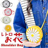 キッズ ポシェット 女の子 通販 シュルダーバッグ フラワーショルダー フラワー 花 ショルダーバック 斜め掛け サークル 丸 モチーフ バッグ バック かばん 肩掛け ミニバッグ ミニバック