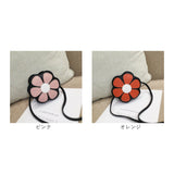 キッズ ポシェット 女の子 通販 フラワーショルダー フラワー 花 シュルダーバッグ 斜め掛け ショルダーバック バッグ バック かばん 肩掛け ミニバッグ ミニバック 可愛い かわいい