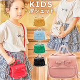 キッズ ポシェット 女の子 通販 ミニバッグ ミニバック シュルダーバッグ ショルダーバック リボン りぼん バッグ バック かばん 斜め掛け 肩掛け 小銭入れ 可愛い かわいい 子供