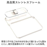 三角コーナー 折り畳み 通販 キッチンドレイン 水切りネット ホルダー 折りたたみ 省スペース スチール おしゃれ 三角排水ラック 水切り袋ホルダー 防錆 防腐 シンクの詰まり防止