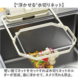 キッチンドレイン 水切りネット 通販 ネットホルダー 三角コーナー 三角コーナーいらず 本体 浮かせる 布巾かけ 使い捨て 使いすて 折り畳み おりたたみ 折りたたみ 生ゴミ ネット