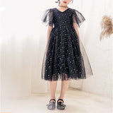 女の子 フォーマル ドレス 半袖 通販 フォーマルドレス チュールワンピース ロングワンピース フレアワンピース 子供ドレス 夏ワンピ ワンピ ふわふわ フワフワ お姫様 キラキラ きらきら