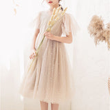 女の子 フォーマル ドレス 半袖 通販 フォーマルドレス チュールワンピース ロングワンピース フレアワンピース 子供ドレス 夏ワンピ ワンピ ふわふわ フワフワ お姫様 キラキラ きらきら