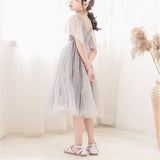 女の子 フォーマル ドレス 半袖 通販 フォーマルドレス チュールワンピース ロングワンピース フレアワンピース 子供ドレス 夏ワンピ ワンピ ふわふわ フワフワ お姫様 キラキラ きらきら