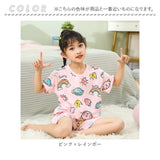 パジャマ キッズ 上下セット 夏 通販 ルームウェア 半袖 半ズボン 短パン セットアップ 子供服 ベビー 子供 こども 子ども コットン メッシュ 綿 通気性 さらさら 女の子 男の子