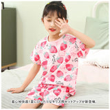 パジャマ キッズ 上下セット 夏 通販 ルームウェア 半袖 半ズボン 短パン セットアップ 子供服 ベビー 子供 こども 子ども コットン メッシュ 綿 通気性 さらさら 女の子 男の子