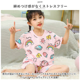 パジャマ キッズ 上下セット 夏 通販 ルームウェア 半袖 半ズボン 短パン セットアップ 子供服 ベビー 子供 こども 子ども コットン メッシュ 綿 通気性 さらさら 女の子 男の子