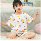パジャマ キッズ 上下セット 夏 通販 ルームウェア 半袖 半ズボン 短パン セットアップ 子供服 ベビー 子供 こども 子ども コットン メッシュ 綿 通気性 さらさら 女の子 男の子