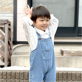オーバーオール つなぎ 子供服 キッズ 通販 サロペット デニム パンツ 女の子 ボトムス ジーンズ 長ズボン オールシーズン ロングパンツ ポケット 男女兼用 ベビー服 デニムパンツ