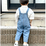 オーバーオール つなぎ 子供服 キッズ 通販 サロペット デニム パンツ 女の子 ボトムス ジーンズ 長ズボン オールシーズン ロングパンツ ポケット 男女兼用 ベビー服 デニムパンツ