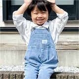 オーバーオール つなぎ 子供服 キッズ 通販 ボトムス サロペット パンツ 長ズボン 女の子 ロングパンツ オールシーズン ジーンズ デニムパンツ ポケット 男女兼用 ベビー服 無地 シンプル