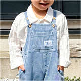 オーバーオール つなぎ 子供服 キッズ 通販 ボトムス サロペット パンツ 長ズボン 女の子 ロングパンツ オールシーズン ジーンズ デニムパンツ ポケット 男女兼用 ベビー服 無地 シンプル