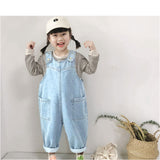 オーバーオール つなぎ 子供服 キッズ 通販 ロングパンツ デニムサロペット ボトムス パンツ カジュアル サロペット オールインワン ロンパース 長ズボン ジーンズ オールシーズン