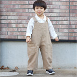 オーバーオール つなぎ 子供服 キッズ 通販 パンツ サロペット 長ズボン ロングパンツ 女の子 ボトムス かわいい 可愛い 男女兼用 ロンパース ベビー服 男の子 ポケット 無地 シンプル