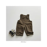 オーバーオール つなぎ 子供服 キッズ 通販 パンツ サロペット 長ズボン ロングパンツ 女の子 ボトムス かわいい 可愛い 男女兼用 ロンパース ベビー服 男の子 ポケット 無地 シンプル