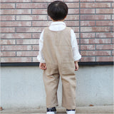 オーバーオール つなぎ 子供服 キッズ 通販 パンツ サロペット 長ズボン ロングパンツ 女の子 ボトムス かわいい 可愛い 男女兼用 ロンパース ベビー服 男の子 ポケット 無地 シンプル