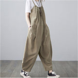 サロペット パンツ レディース 通販 オールインワン つなぎ オーバーオール ボトムス ゆったり ロングパンツ サロペットパンツ カジュアル 長さ調節可能 無地 シンプル おしゃれ オシャレ