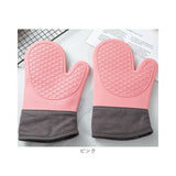 ミトン 鍋つかみ シリコン 通販 キッチン 耐熱グローブ オーブンミトン キッチングローブ なべつかみ オーブン手袋 手袋 グローブ かわいい おしゃれ 滑り止め 手を保護 左右兼用