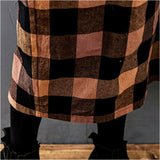 シャツワンピース チェック柄 レディース 通販 シャツワンピ カジュアルワンピース カジュアルワンピ ギャザー 長袖 チェック ゆったり 体型カバー ミモレ丈 ミモレ カジュアル ひざ下