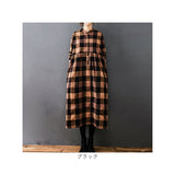 シャツワンピース チェック柄 レディース 通販 シャツワンピ カジュアルワンピース カジュアルワンピ ギャザー 長袖 チェック ゆったり 体型カバー ミモレ丈 ミモレ カジュアル ひざ下