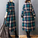 シャツワンピース チェック柄 レディース 通販 シャツワンピ カジュアルワンピース カジュアルワンピ ギャザー 長袖 チェック ゆったり 体型カバー ミモレ丈 ミモレ カジュアル ひざ下