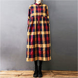 シャツワンピース チェック柄 レディース 通販 シャツワンピ カジュアルワンピース カジュアルワンピ ギャザー 長袖 チェック ゆったり 体型カバー ミモレ丈 ミモレ カジュアル ひざ下