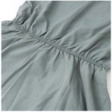 ワンピース レディース 春 通販 半袖 フレアワンピース パフスリーブ ギャザーワンピース 膝下 ミディアム ドレス リボン ボウタイ フリル ミモレ丈 春夏 ひざ下丈 かわいい 可愛い