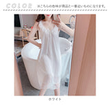 ネグリジェ ワンピース 姫 通販 ルームウェア レディース 綿 コットン カワイイ フリル 可愛い シースルー セクシー 夏 春 ゆったり Aライン 寝巻き 寝間着 ねまき 部屋着 ノースリーブ