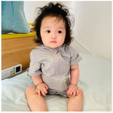 ベビー服 ロンパース 帽子付き 帽子 薄い 通販 ベビーロンパース カバーオール つなぎ 部屋着 半袖 ショートパンツ 前開き 綿 コットン フード付き フード ベビー 赤ちゃん