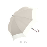 ジャンプ傘 8本骨 60cm レディース 通販 雨傘 長傘 60センチ 晴雨兼用傘 女性 大人 婦人傘 持ちやすい くすみカラー グラスファイバー 丈夫 UVカット UPF50+ 無地 上品 きれいめ 大きめ