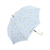 ジャンプ傘 8本骨 60cm レディース 通販 雨傘 長傘 60センチ 晴雨兼用傘 カサ 婦人傘 上品 きれいめ 持ちやすい かわいい グラスファイバー 丈夫 UVカット UPF50+ 総柄 女性 大人 女子