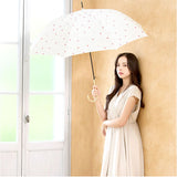 ジャンプ傘 8本骨 60cm レディース 通販 雨傘 長傘 60センチ 晴雨兼用傘 カサ 婦人傘 上品 きれいめ 持ちやすい かわいい グラスファイバー 丈夫 UVカット UPF50+ 総柄 女性 大人 女子