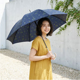 ジャンプ傘 8本骨 60cm レディース 通販 雨傘 長傘 60センチ 晴雨兼用傘 カサ 婦人傘 上品 きれいめ 持ちやすい かわいい グラスファイバー 丈夫 UVカット UPF50+ 総柄 女性 大人 女子
