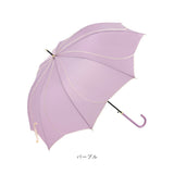 Natural Basic ナチュラルベーシック 傘 通販 60cm レディース 長傘 雨傘 晴雨兼用傘 花びら傘 ワンタッチ傘 ジャンプ傘 かさ カサ フレラ グラスファイバー骨 おしゃれ かわいい