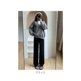 ワイドパンツ レディース 無地 通販 モップパンツ モップ ズボン 夏パンツ 長ズボン ロング丈 ロング ワイド パンツ ハイウエスト ニット ゆったり ボトムス カジュアル シンプル