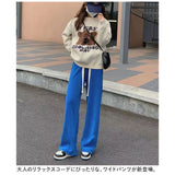 ワイドパンツ レディース 通販 ズボン 夏パンツ 長ズボン ロング丈 ロング ワイド パンツ ハイウエスト ゆったり ボトムス ウエストゴム ストレート 無地 カジュアル シンプル きれいめ