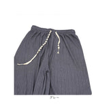 ワイドパンツ レディース 無地 通販 ジャガードパンツ セミワイドパンツ セミワイド ズボン 夏パンツ 長ズボン ロング丈 ロング ワイド パンツ ゆったり ボトムス ウエストゴム