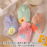 湯たんぽ シリコン 通販 ゆたんぽ 湯タンポ かわいい 可愛い カバー付き 柔らかい ソフト 防寒グッズ 寒さ対策 ボトル 注水式 オフィス 自宅 アウトドア 睡眠 ペット 手 足元 エコ 省エネ