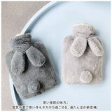 湯たんぽ シリコン 通販 ゆたんぽ 湯タンポ カバー付き かわいい 可愛い ボトル 防寒グッズ 寒さ対策 冬 柔らかい ソフト うさぎ ウサギ 就寝 寝る時 お腹温め 手 足元温め 赤ちゃん
