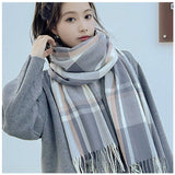 マフラー チェック レディース 通販 ストール 大判 ショール スカーフ 秋冬 首巻き 肩掛け 巻き物 羽織り 大判ストール おしゃれ 学生 フリンジ シンプル 大人可愛い かわいい 通勤 通学