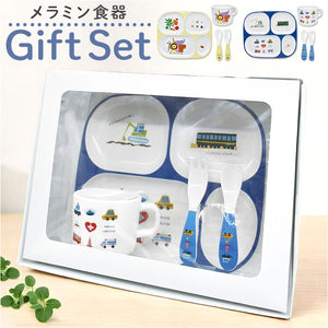 食器 ギフトセット ベビー メラミン 通販 食器ギフトセット 食器セット ワンプレート カップ お皿 皿 ナイフ フォーク ベビー食器 メラミン食器 ベビーギフトセット ベビー食器セット